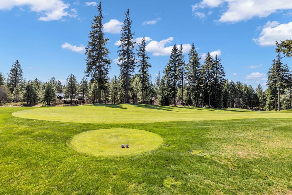 Tee off just steps from your door on a championship fairway framed by pines