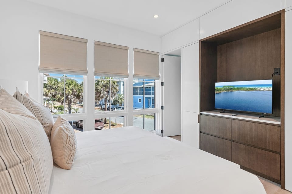 Sunrise Dream - Dune Allen Beach - Second Floor - Bedroom 2: King Bed with Private Bath (Shower)