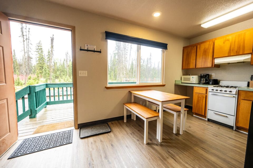 Dining and kitchen area