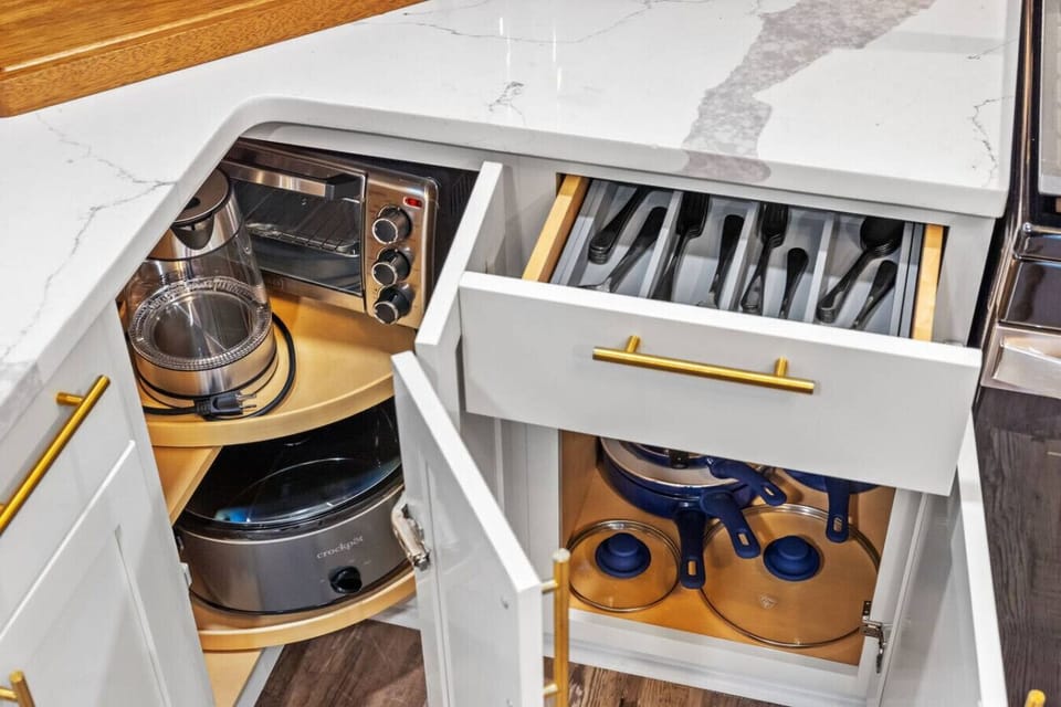Thoughtfully Outfitted – Everything you need to cook just about anything you want.