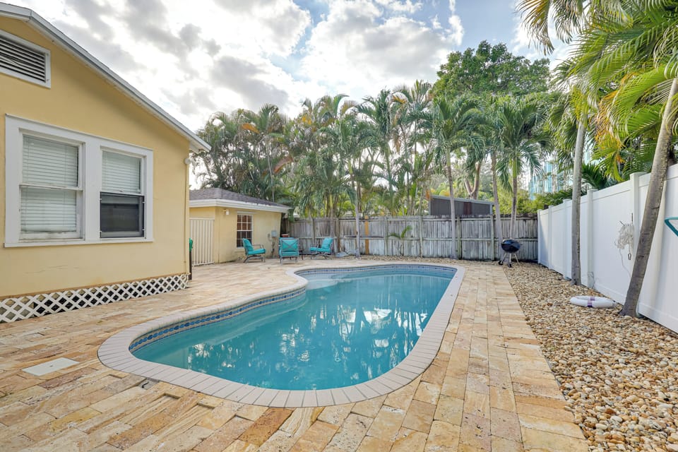Pool Area (Shared) | Charcoal Grill | Outdoor Seating