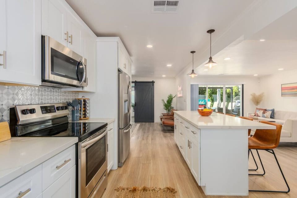 Stylish open-concept kitchen designed for entertaining.