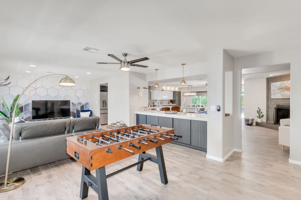 Stay entertained with foosball!