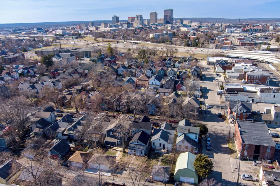 South Park is min away to downtown Dayton, the Oregon District, and UD