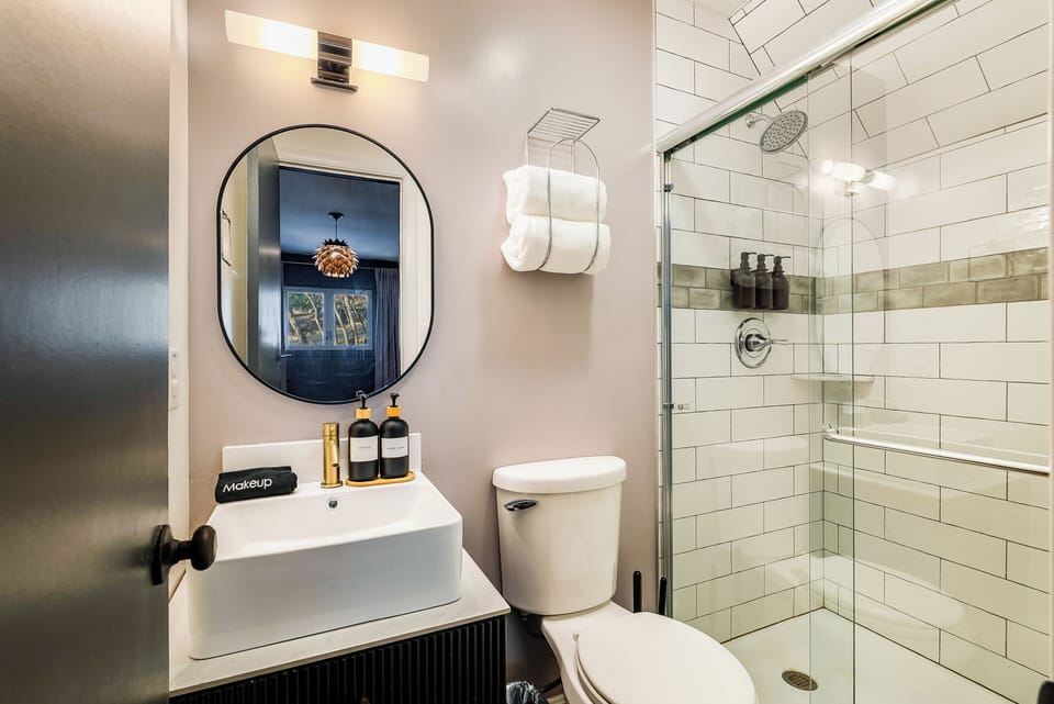 Master bathroom upstairs