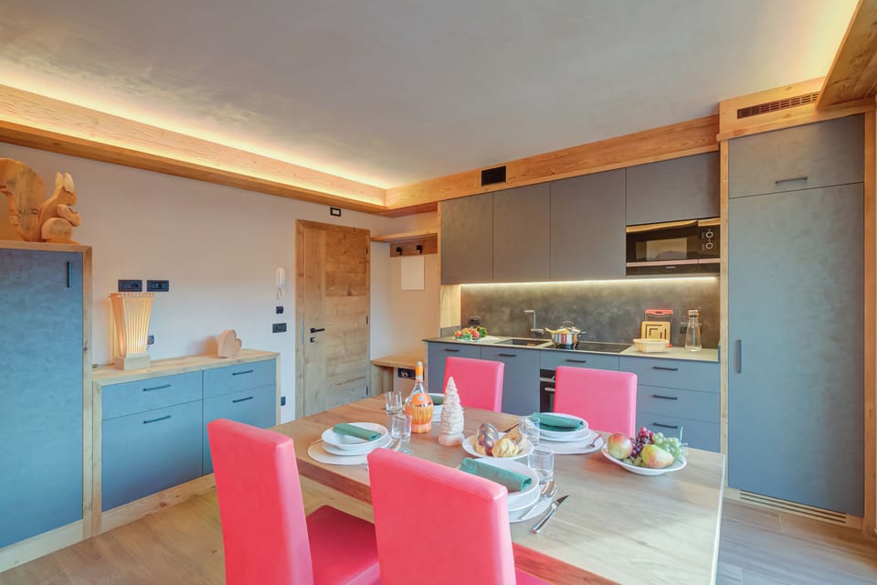 Kitchen and dining area