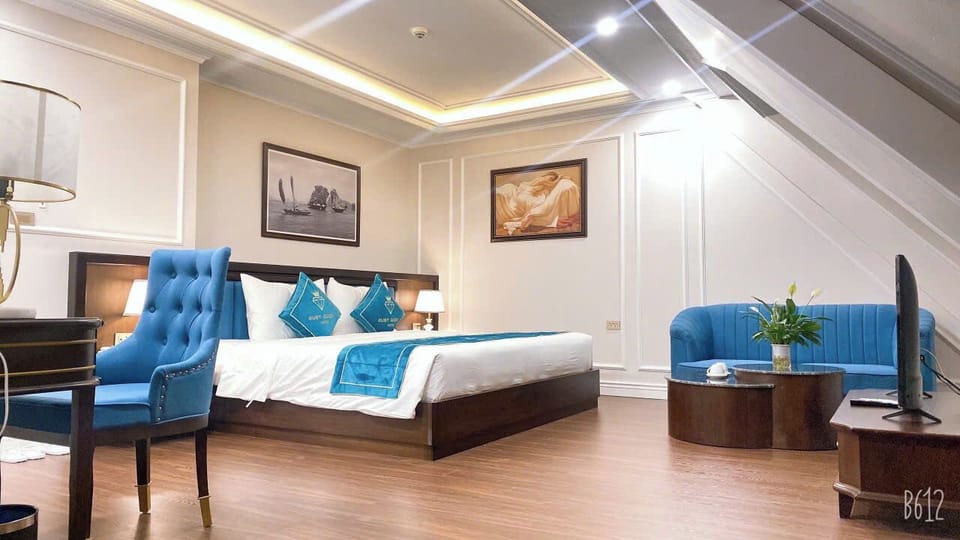 Luxury Double Room, City View | Minibar, desk, laptop workspace, soundproofing