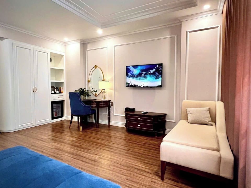 Luxury Double Room, City View | Minibar, desk, laptop workspace, soundproofing