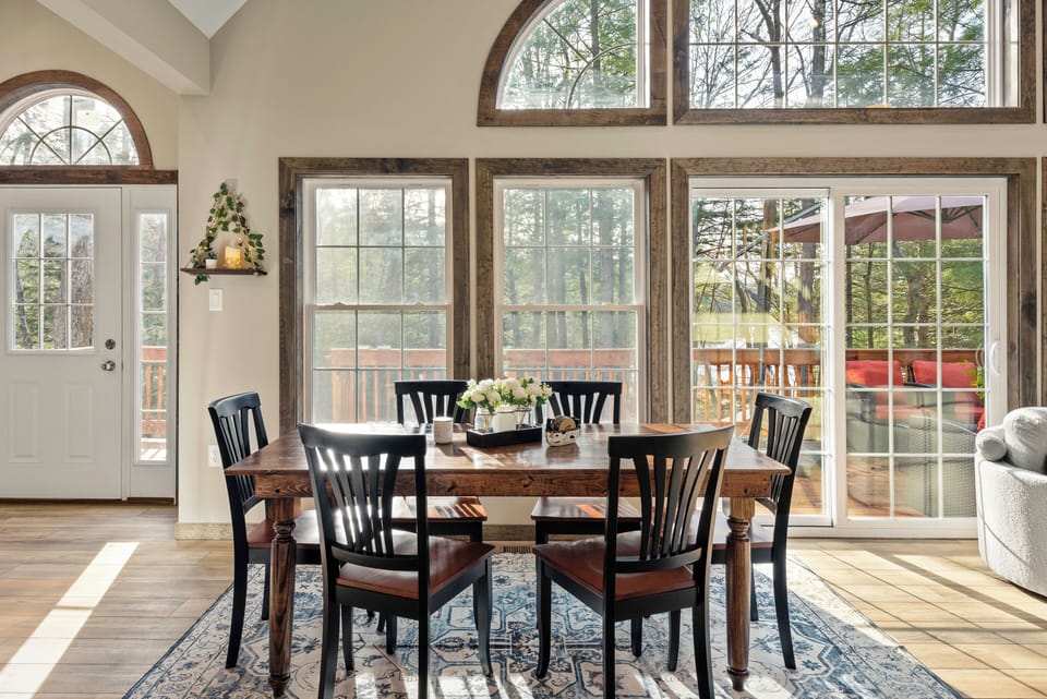 Dining table.
