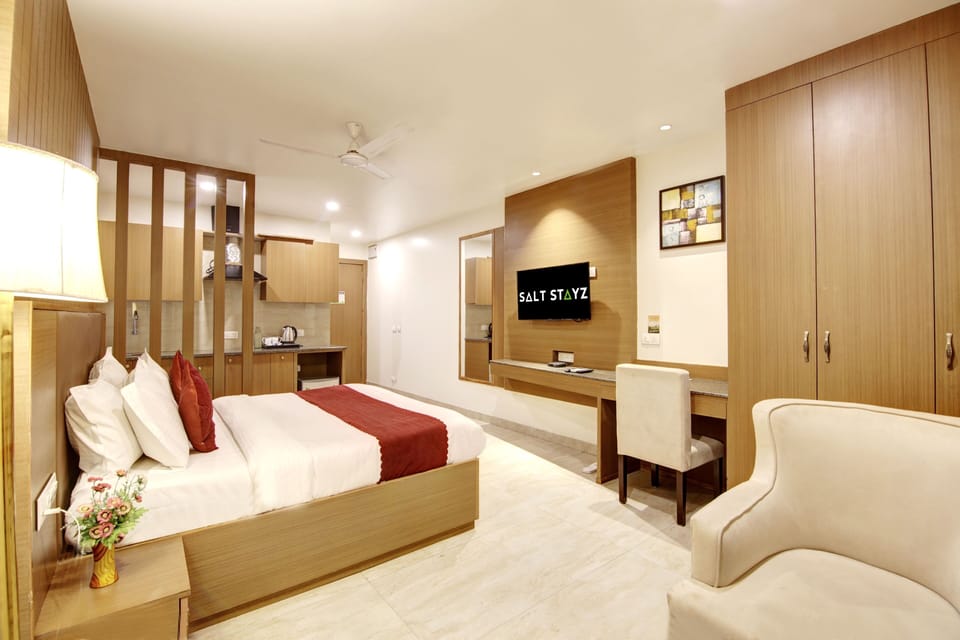 Premium bedding, memory foam beds, in-room safe, desk