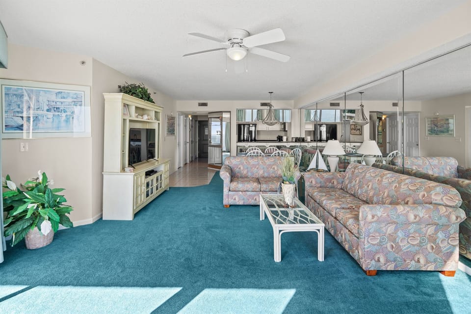 Living Room with sofa bed