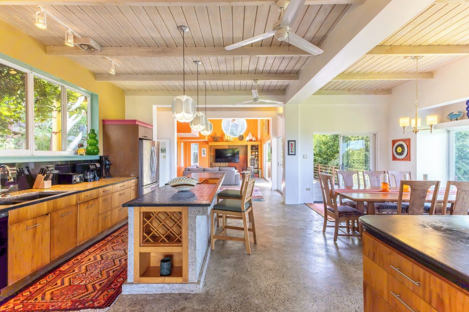 Huge open-plan kitchen, dining & living room