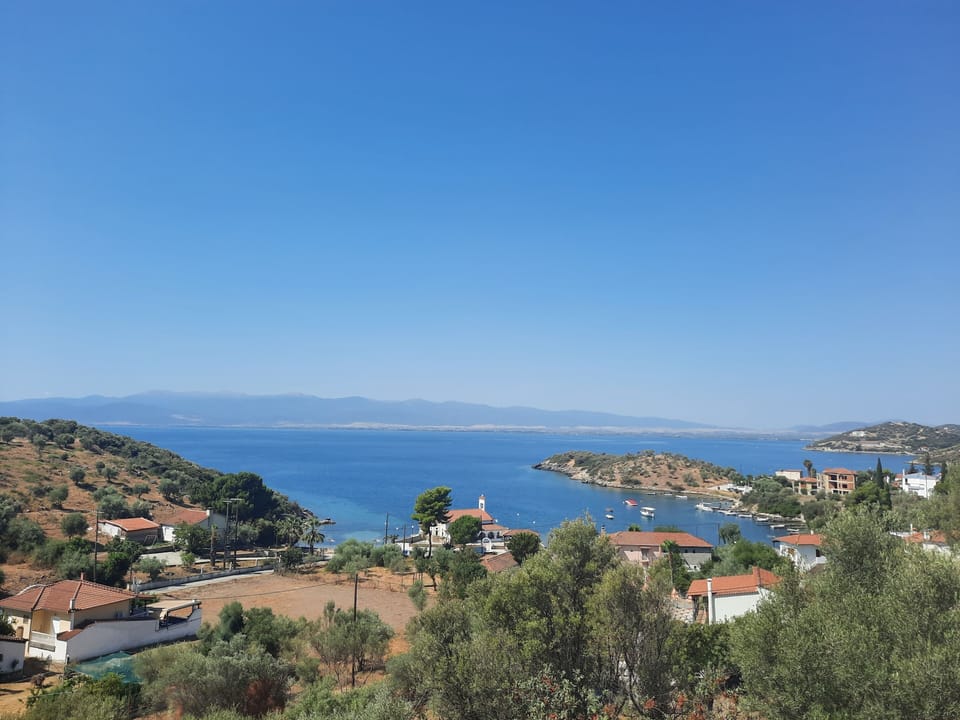 Bird's eye view of the village.