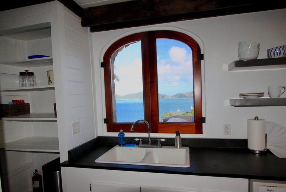 Views of the ocean from the kitchen