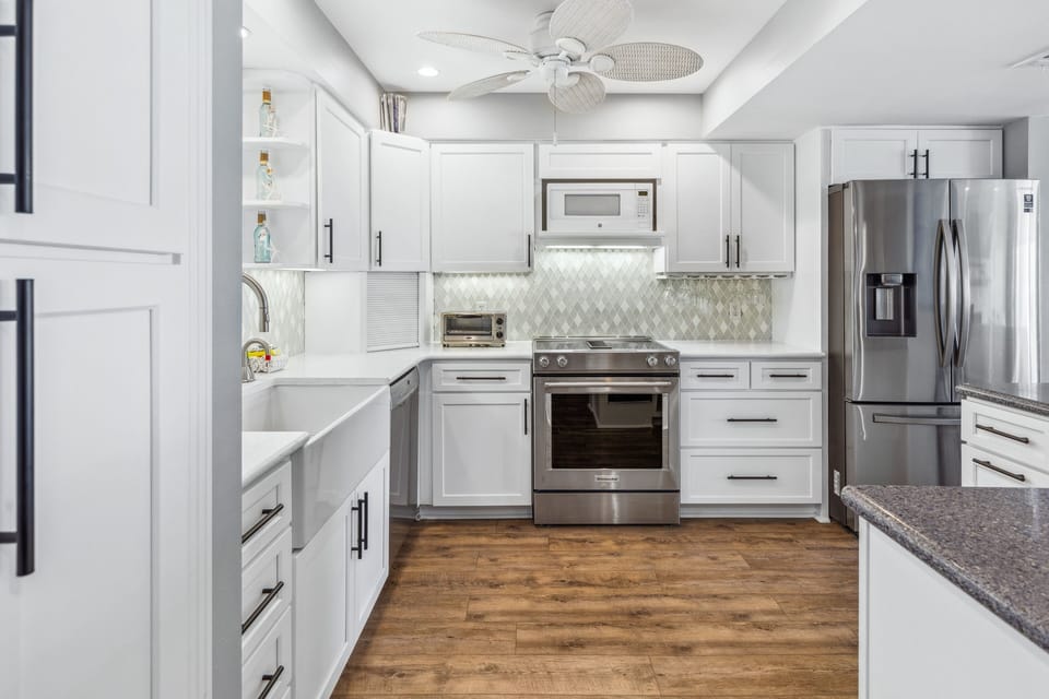 spacious kitchen