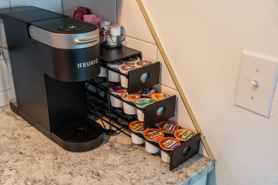 Coffee station.