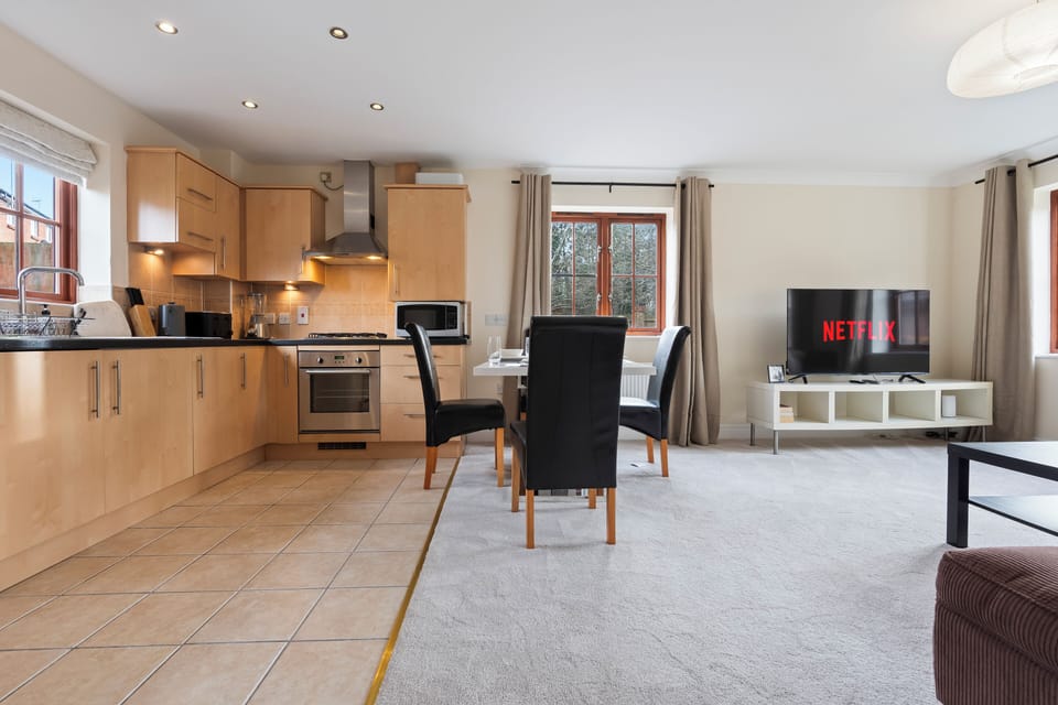

Dining space for family meals, remote working or planning the day ahead