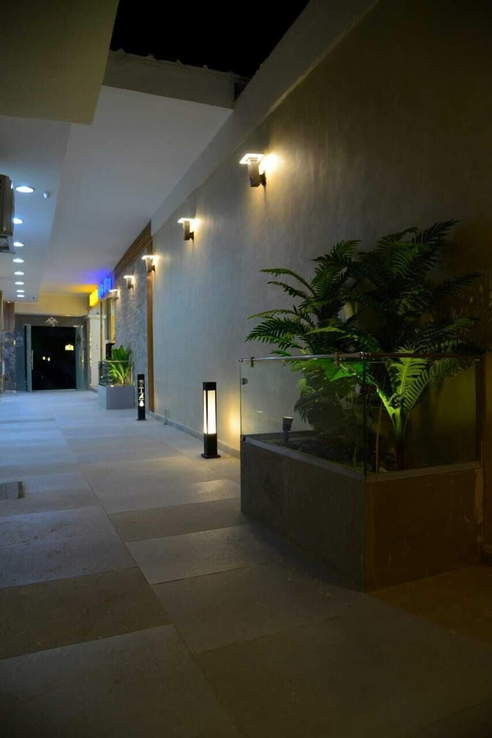 Interior entrance