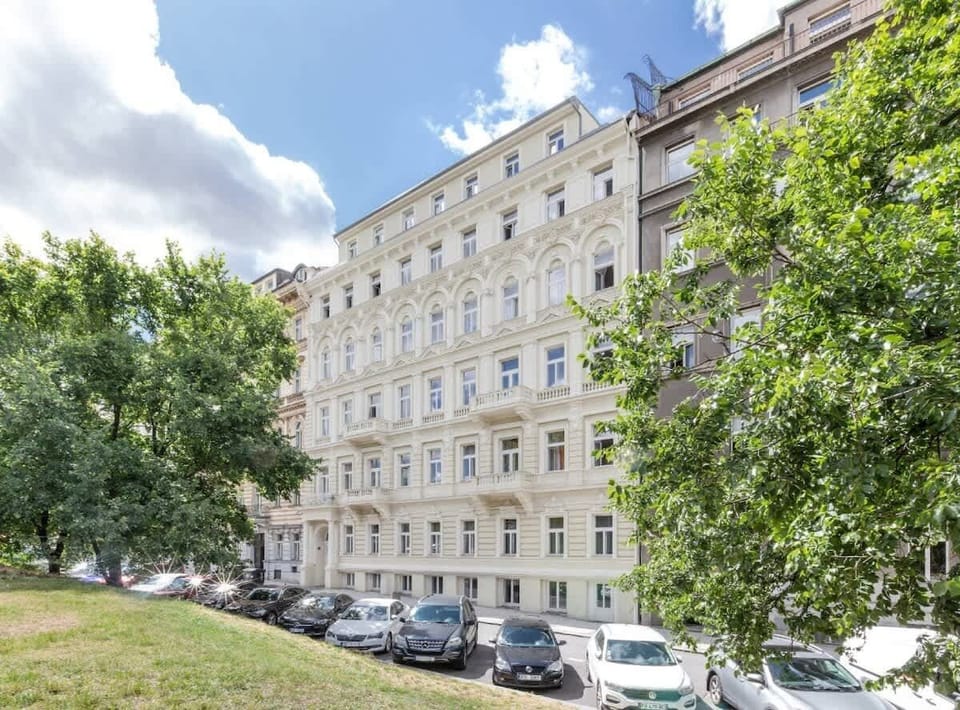 The building where the apartment is located