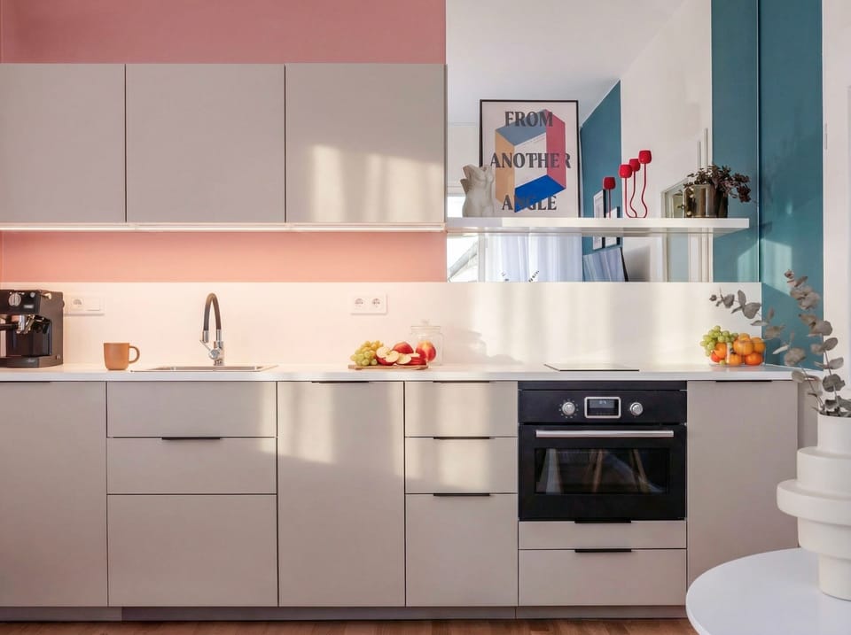 Fully equipped kitchen with everything you need for basic cooking-  please, see the list of amenities
