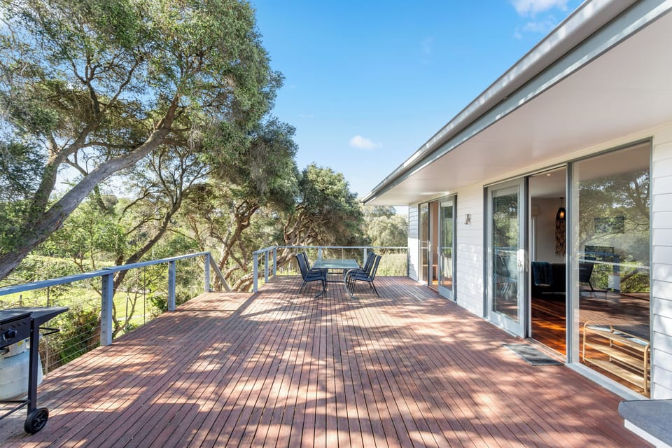 Sip, savor, and soak up the tranquility on your private deck!