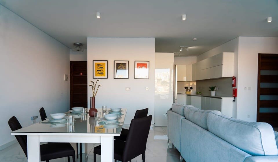 The living/dining
