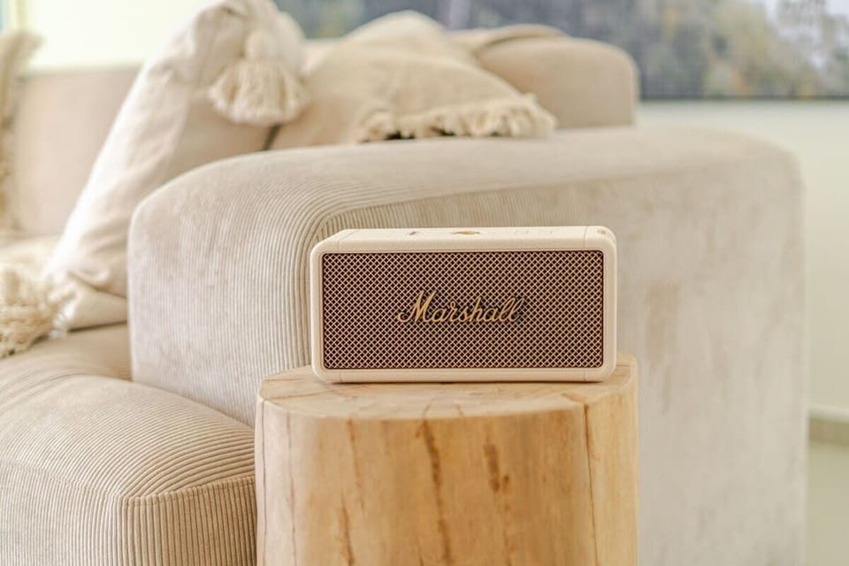 Set the perfect mood with a premium Marshall speaker, blending high-quality sound with stylish design. Whether you’re relaxing with soft tunes or creating a lively atmosphere, every detail in this home is curated for comfort and ambiance