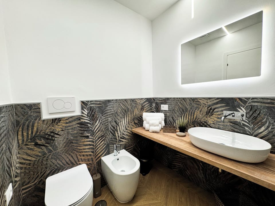 Deluxe Double or Twin Room, Non Smoking | Bathroom | Hair dryer, towels, soap, shampoo