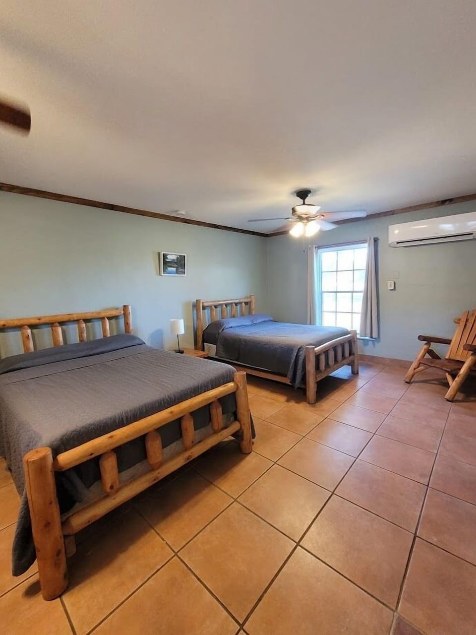 Motel 10 Sleeping Area (2 full beds & kitchen area)