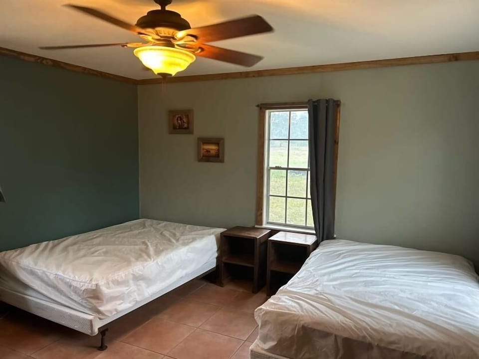 Motel 11 Bedroom off the Kitchen Area