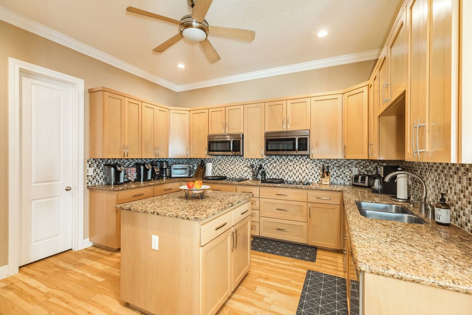 Kitchen has 2 of everything.