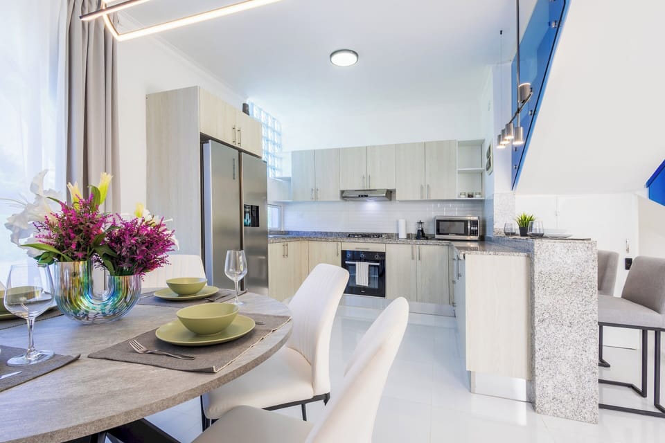 Spacious, clean, and functional kitchen design.