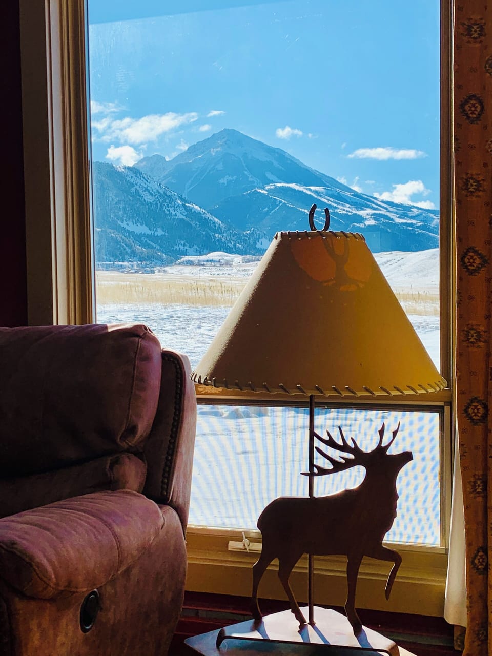 view from living room