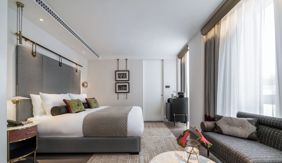 Premium Queen Room (with Marshall Speaker, Dyson Hair Dryer & Mobile Screen Mirroring) | Premium bedding, down comforters, free minibar, in-room safe
