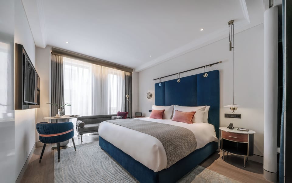 Deluxe Queen Room (with Marshall Speaker, Dyson Hair Dryer & Mobile Screen Mirroring) | Premium bedding, down comforters, free minibar, in-room safe