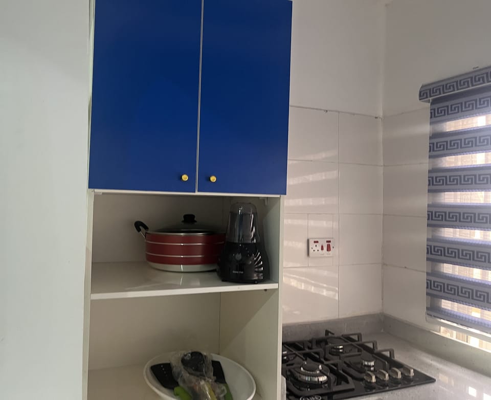 Kitchennete showing Burners, Blender, Pot