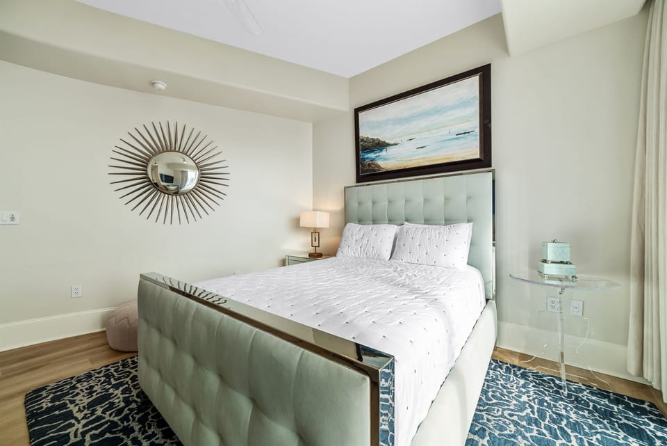 Step out onto your private balcony and enjoy the fresh sea air. This guestroom features a comfortable queen-size bed and a flat-screen TV for your enjoyment.