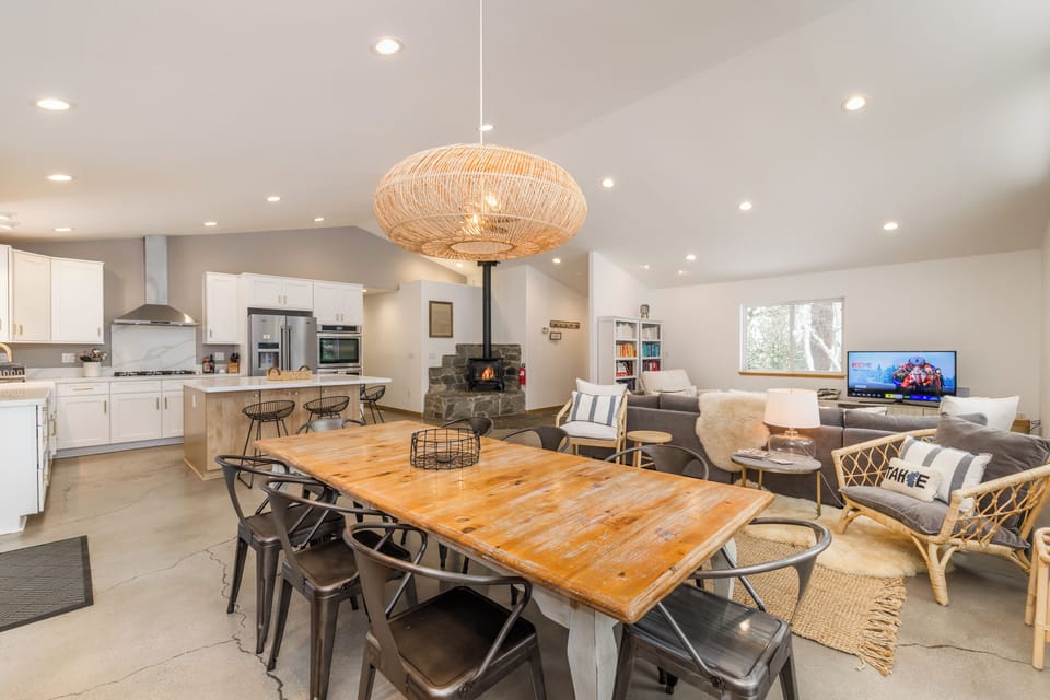 Large Dining Table & Family Room