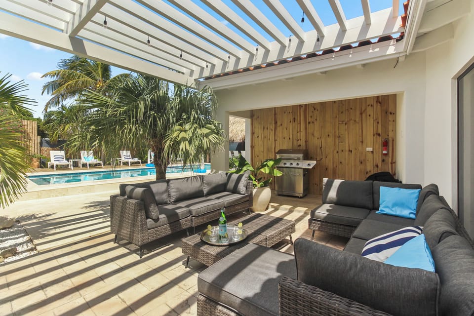 Luxury Villa, Partial Ocean View | Terrace/patio