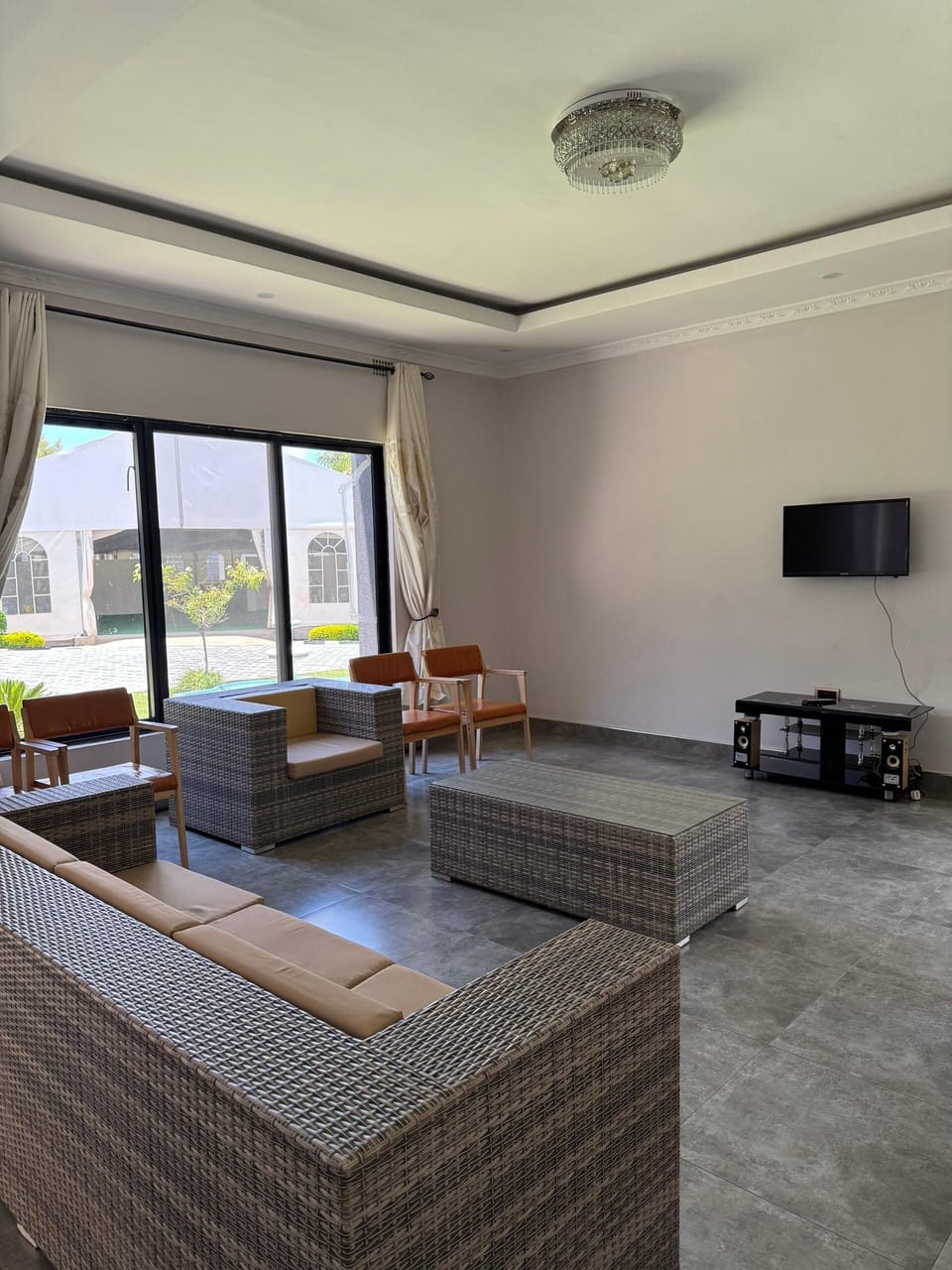 Lobby sitting area