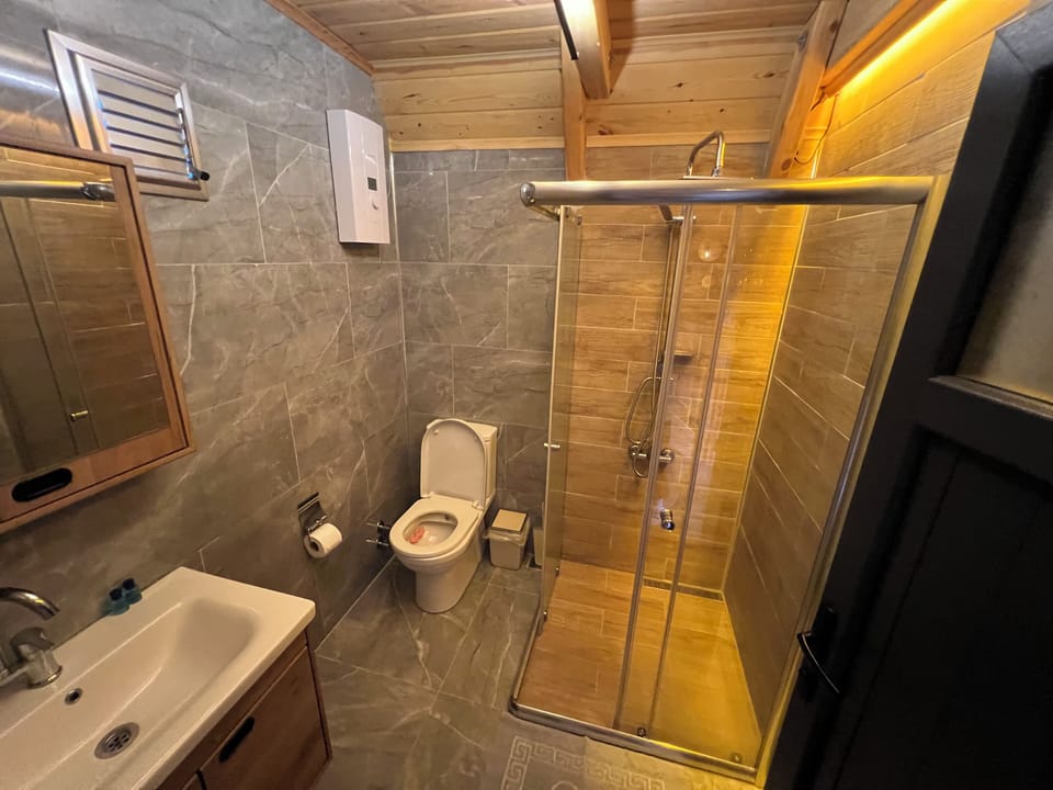 Deluxe Suite, Mountain View | Bathroom | Combined shower/tub, hair dryer, slippers, towels