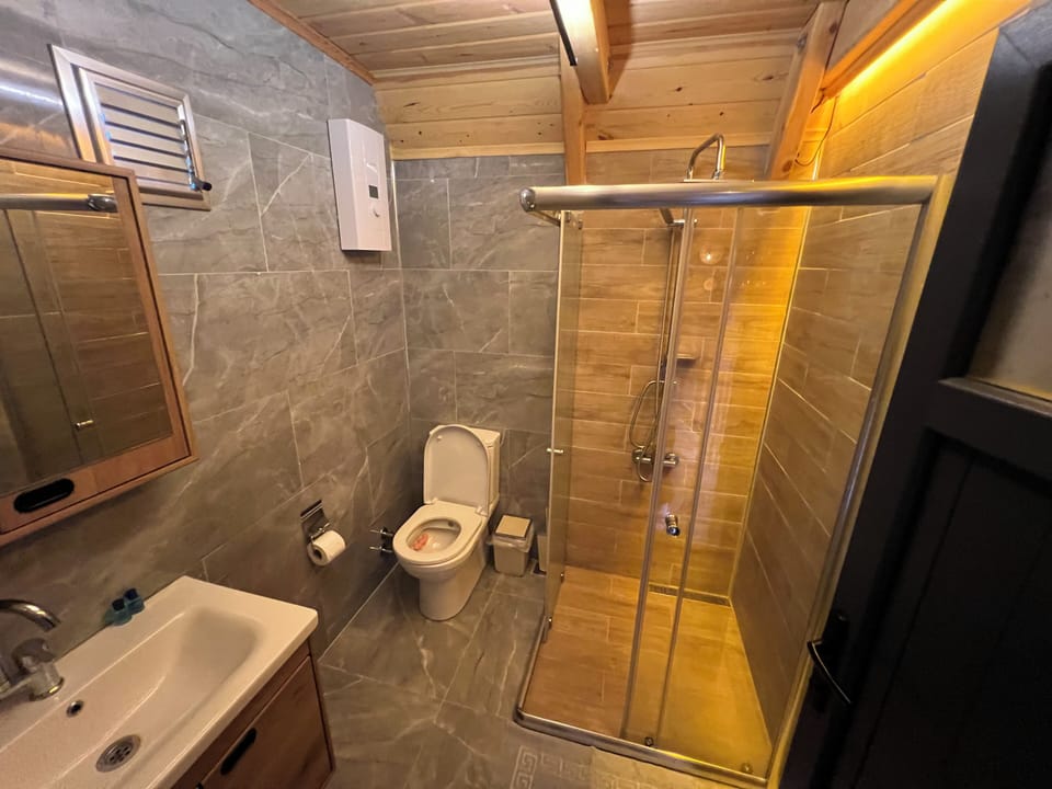 Deluxe Suite, Mountain View | Bathroom | Combined shower/tub, hair dryer, slippers, towels