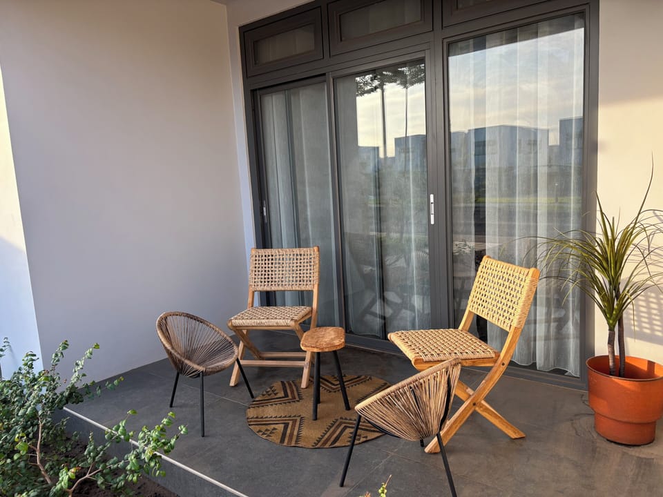 Unwind on the patio 