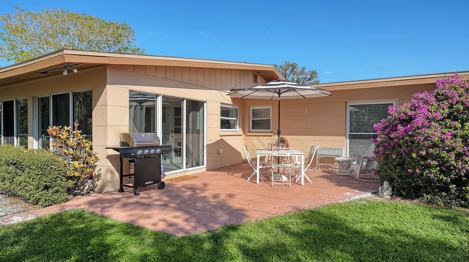 Backyard patio