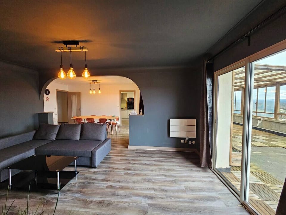 Living room with sofa bed