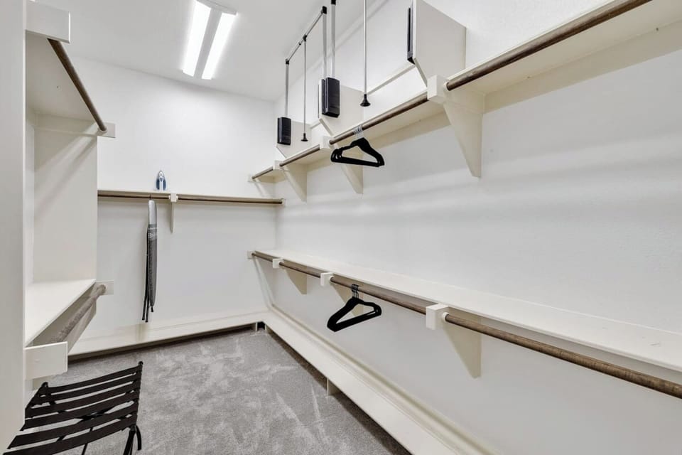 Feel like a celebrity with this walk in closet! 