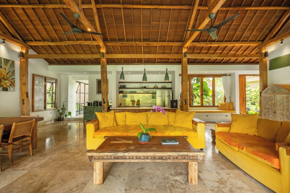 Luxury Villa, 4 Bedrooms, Private Pool, Garden View | Living area | 55-cm Smart TV with digital channels, Netflix, streaming services