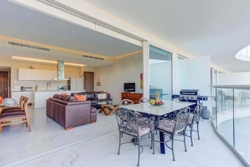 Balcony and living space