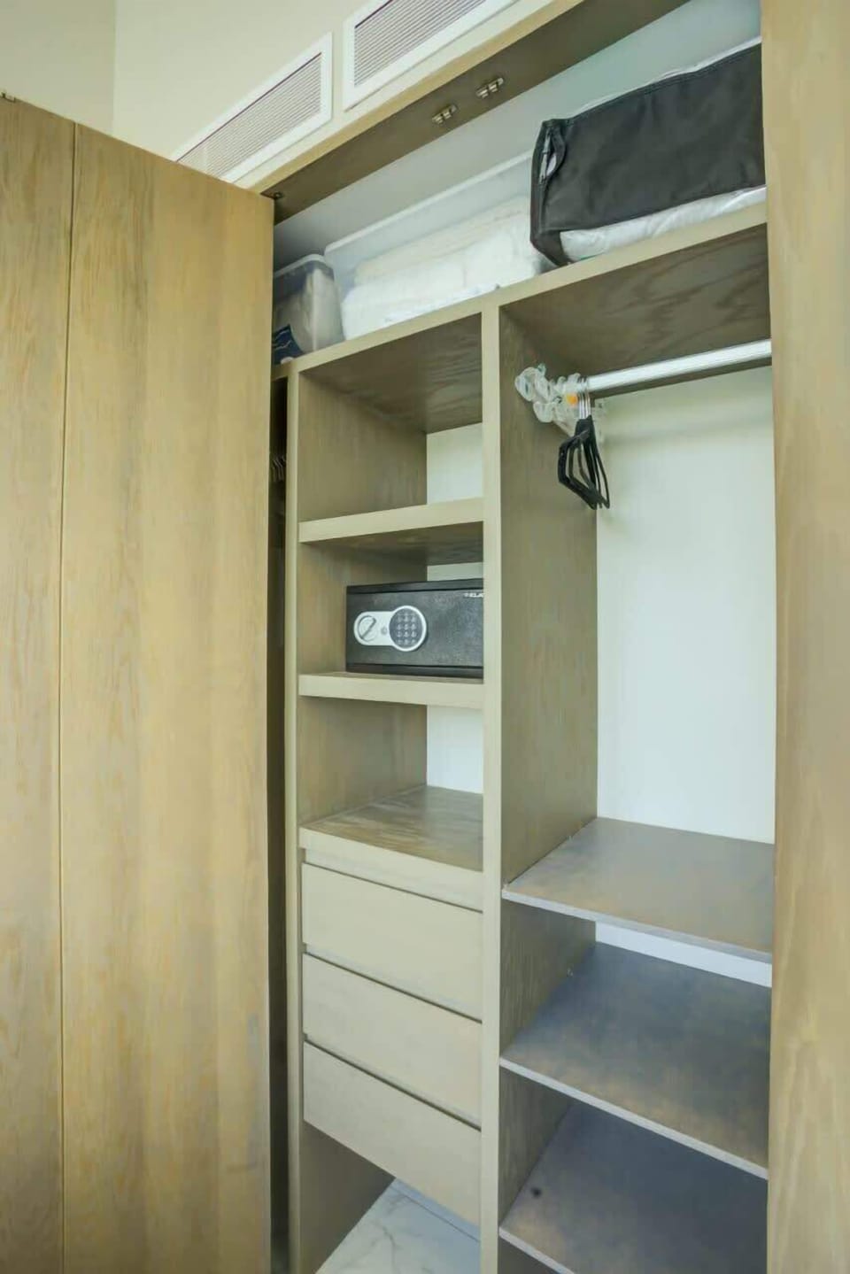 Lots of closet space