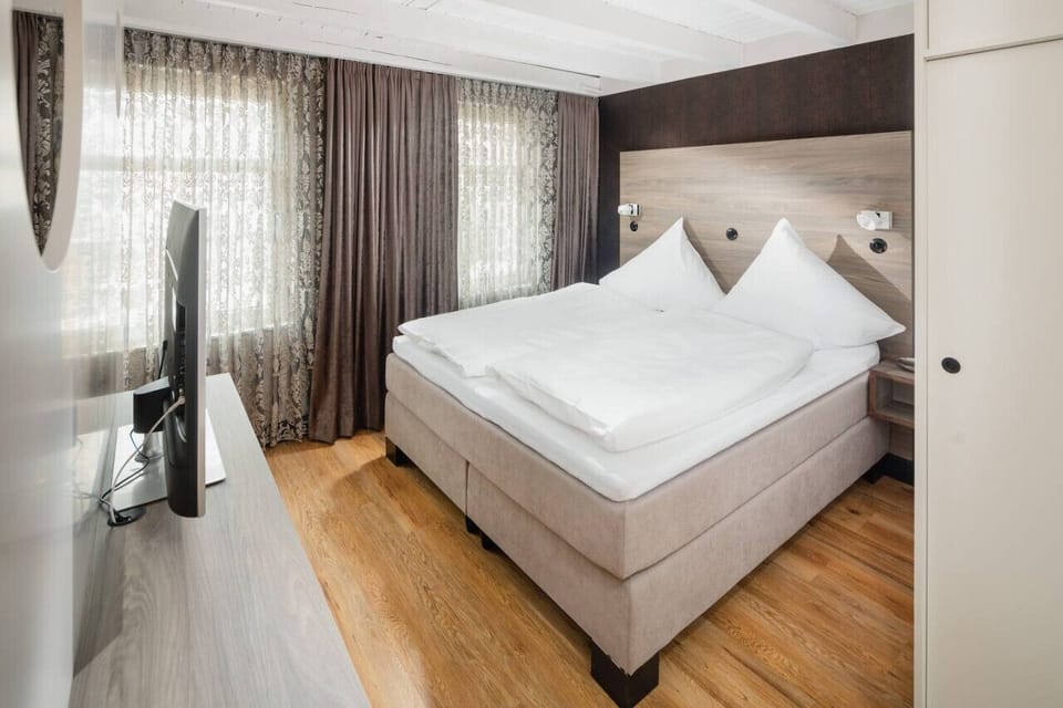 Gemütliches Schlafzimmer mit Ausblick